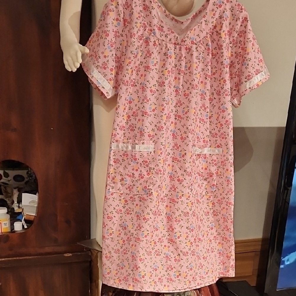 Floral Pink Nightgown